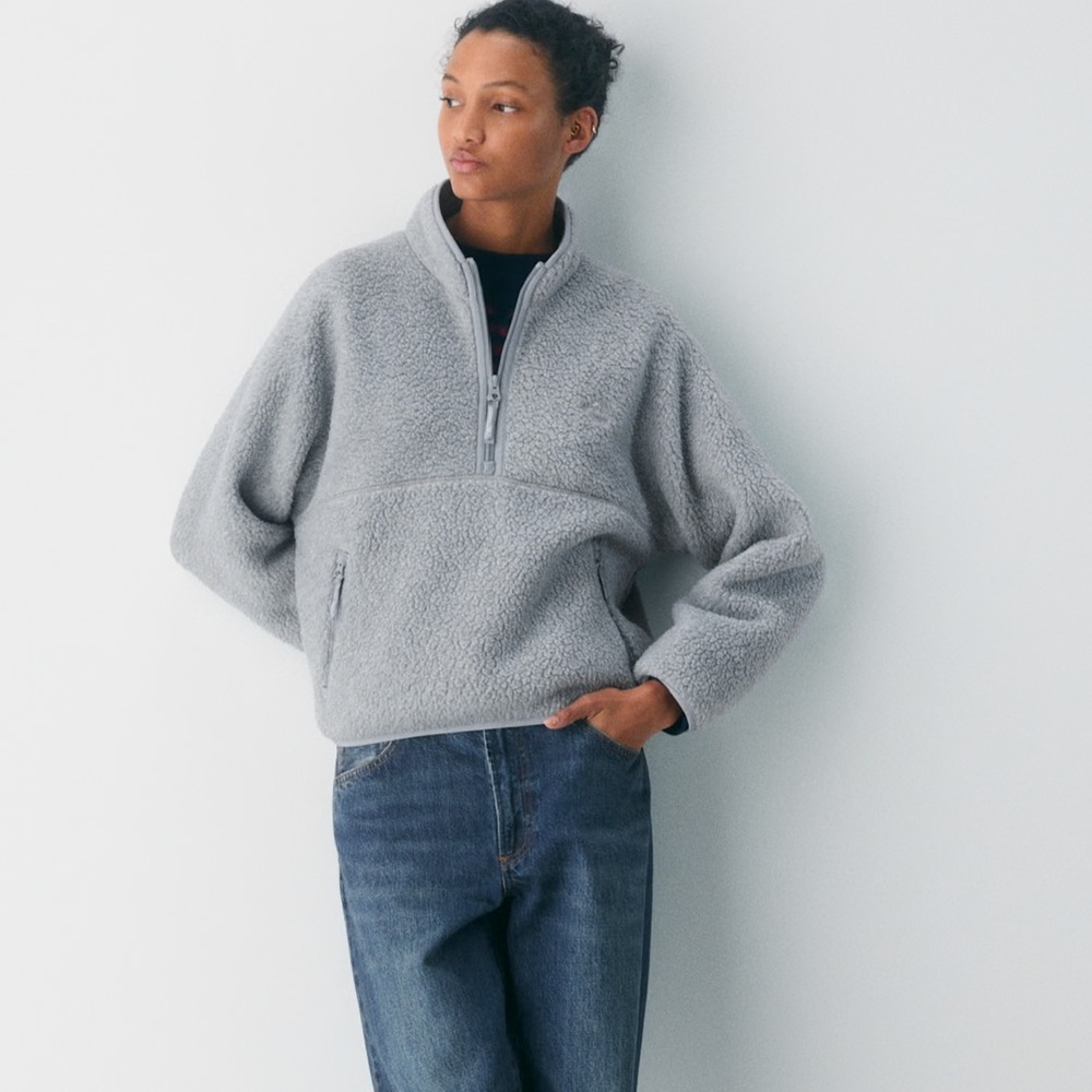 Aritzia TNA Polartec Thermal Pro 1/2 Zip Sweater